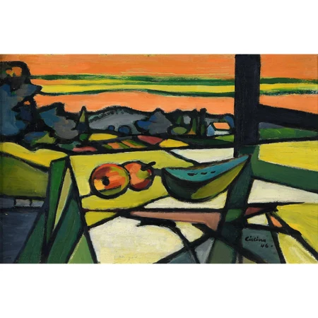 "Nature morte avec paysage d'été"