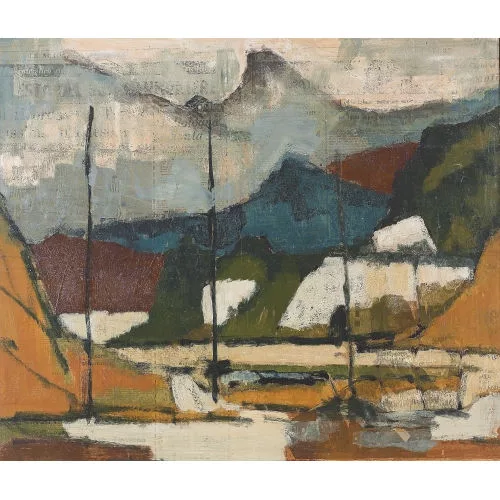 Tonio Frasson — "Landschaft bei Reichenau".