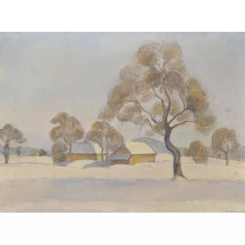 Traugott Senn — Sonnige Winterlandschaft.