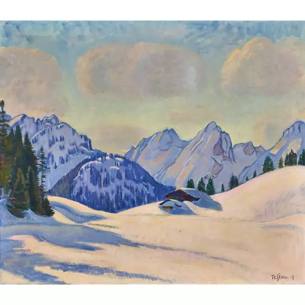 Sonnige Winterlandschaft