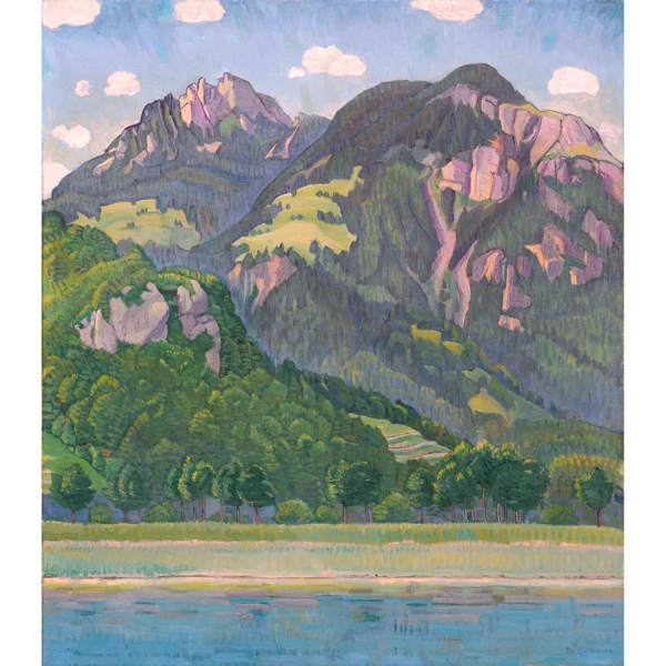 Traugott Senn — GEBIRGSLANDSCHAFT, 1908 MOUNTAIN LANDSCAPE, 1908