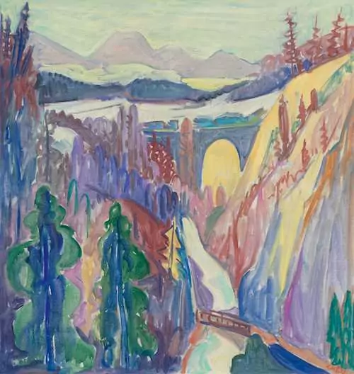 TURO PEDRETTI — Die Schlucht. 1953. — Koller Auktionen