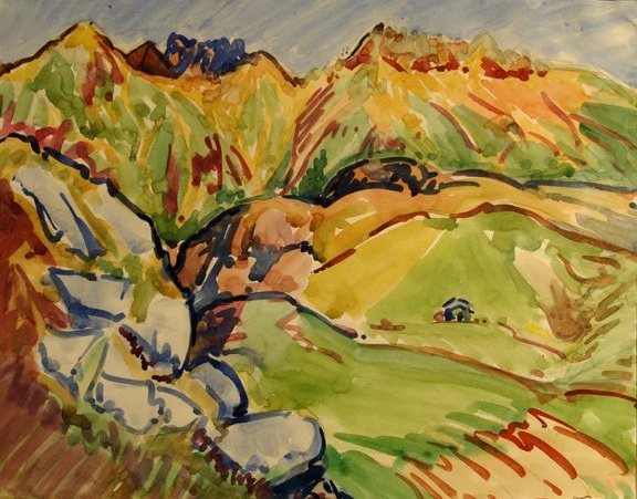 Turo Pedretti — Oberengadiner Landschaft
