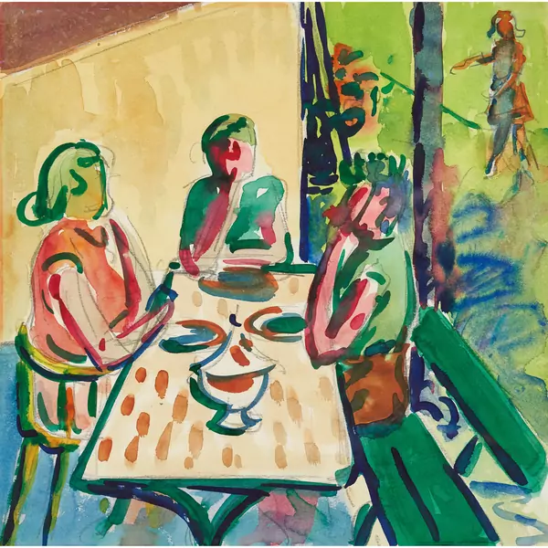 "Figuren am Tisch"