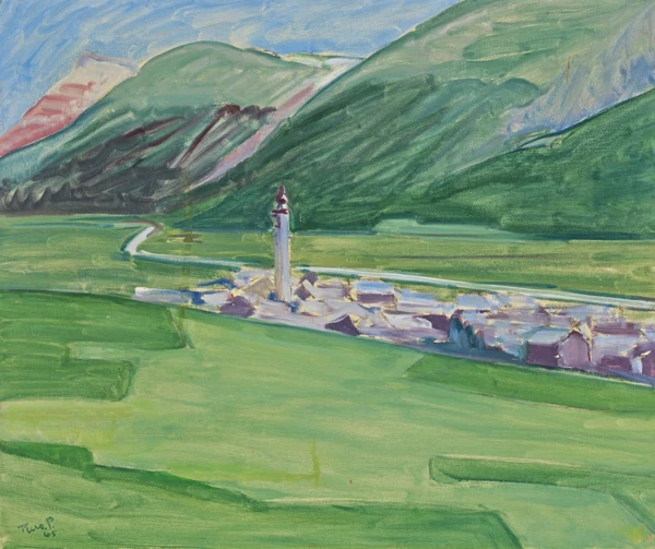 Turo Pedretti — Samedan, Mittag, 1945