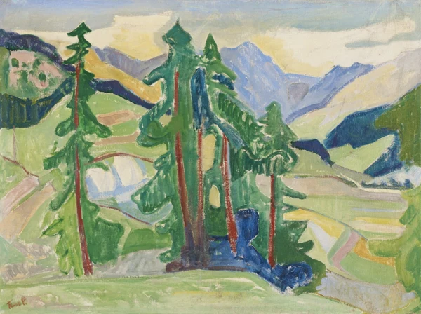 Turo Pedretti — ENGADINER LANDSCHAFTENGADINE LANDSCAPE
