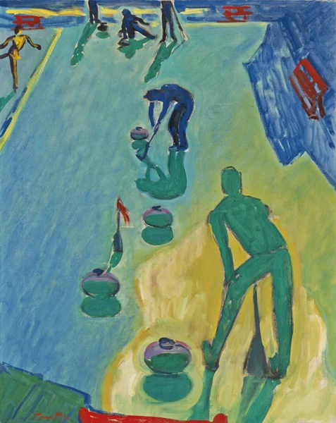 Turo Pedretti — Curling, 1955