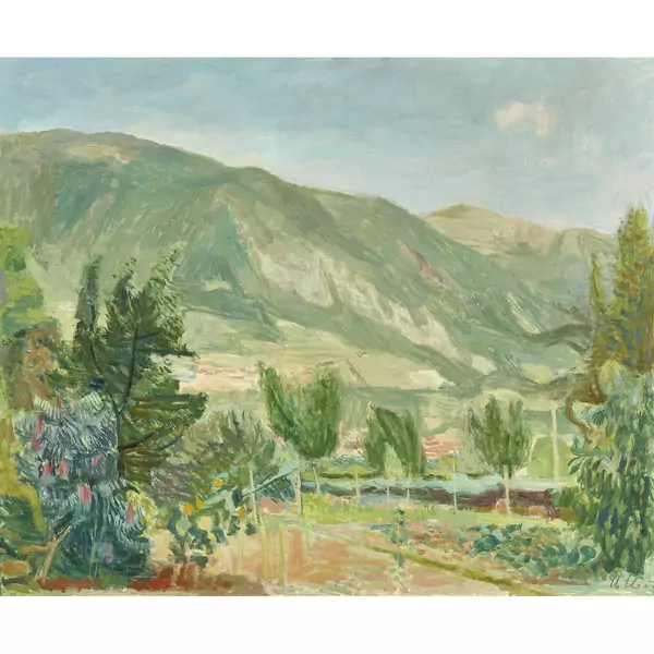 "Landschaft im Mendrisiotto (Bisbino)"