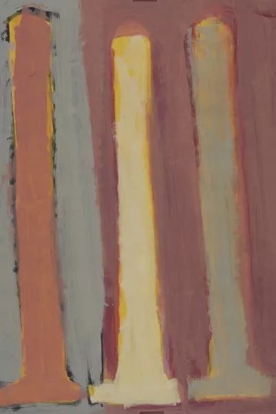 Ugo Rondinone — Zwei Blätter: Ohne Titel, 1980er Jahre