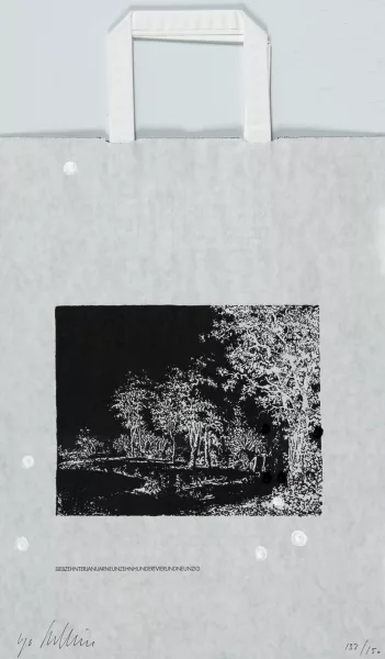 Ugo Rondinone — Migros Tragtasche, 1994