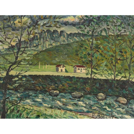 Tessiner Landschaft mit Fluss