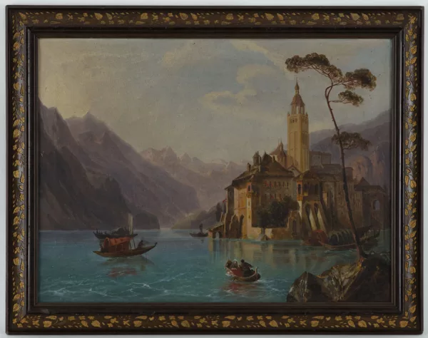 Ulrich Weidmann — Ulrich Weidmann (1840-1892), \\Château sur le lac de