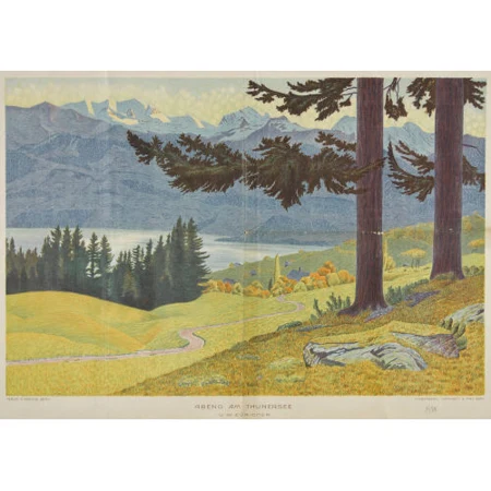 "Abend am Thunersee"
