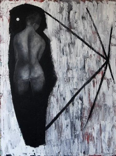 Urs Lüthi — Selbstportrait aus der Serie der grossen Gefühle, Nr. 11, 1985