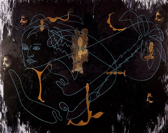 Urs Lüthi — Selbstportät aus der Serie der grossen Abenteur, 1985
