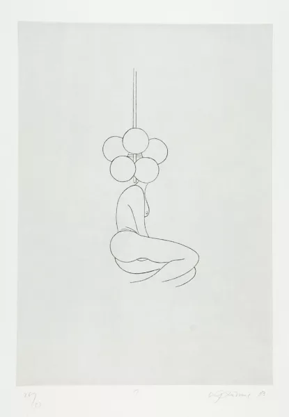 Urs Lüthi — Blatt 1, aus "Urs Lüthi. Portfolio", 1983