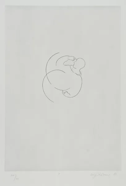 Urs Lüthi — Blatt 3, aus "Urs Lüthi. Portfolio", 1983
