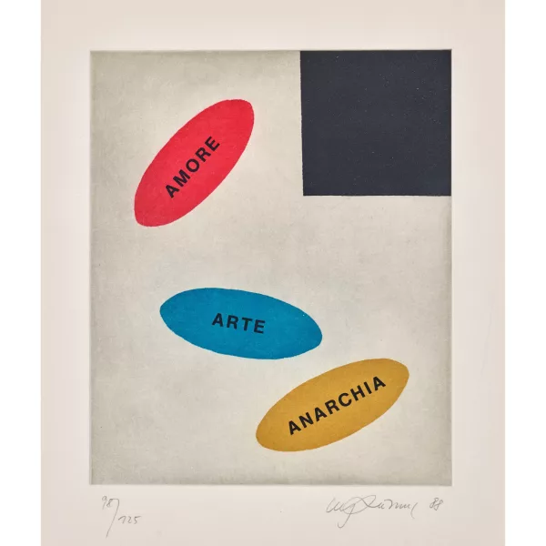 Urs Lüthi — "Amore Arte Anarchia".