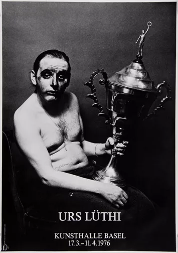 Urs Lüthi — Plakat. Urs Lüthi, Kunsthalle Basel, 17.3. - 11.4.1976