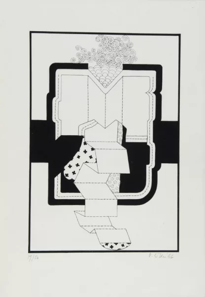 Urs Lüthi — 2 Blätter: Ohne Titel, 1966