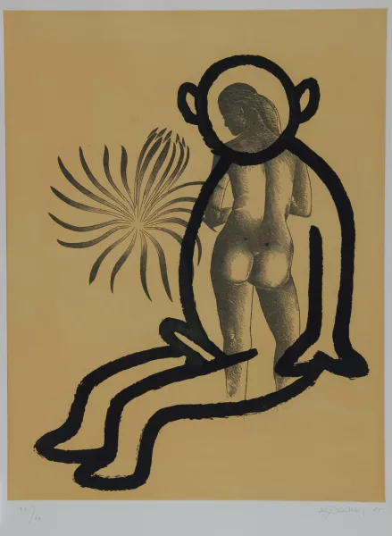 Urs Lüthi — Portrait aus der Serie der grossen Gefühle I, 1985