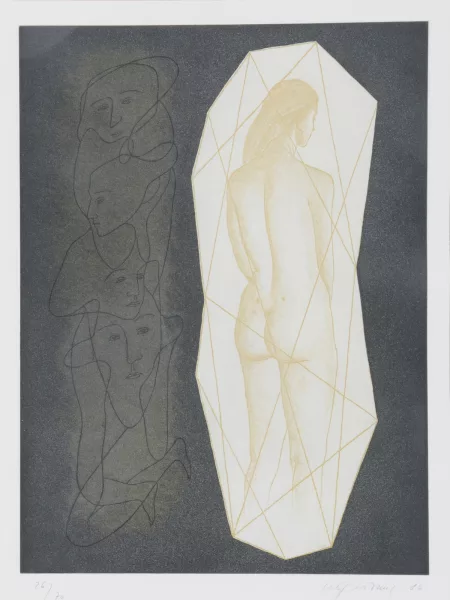 Urs Lüthi — Selbstporträt aus der Serie der grossen Gefühle II, 1986