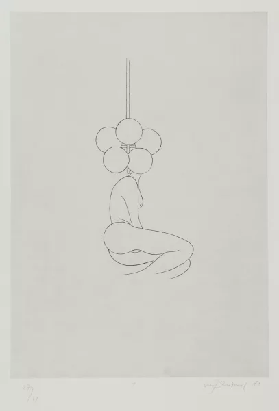 Urs Lüthi — Blatt 1, aus "Urs Lüthi. Portfolio", 1983