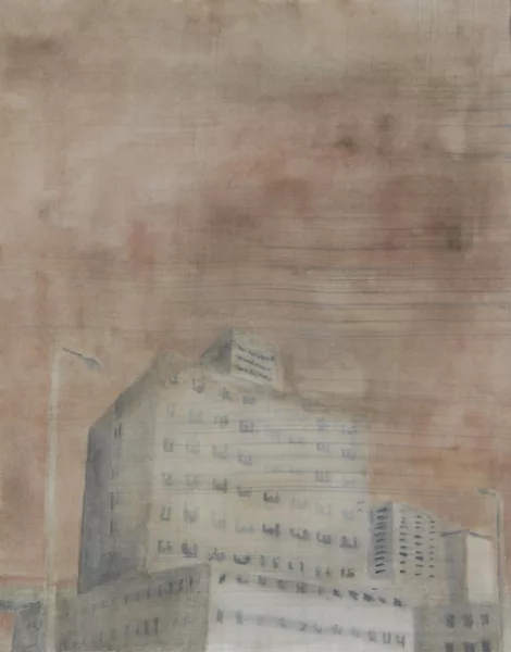 Uwe Wittwer — Häuserfront, 1995