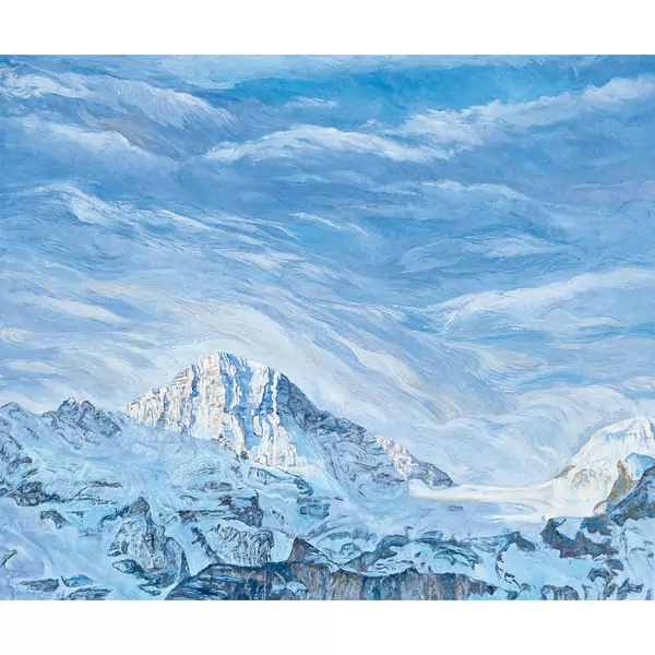 "Breithorn mit Wetterlücke und Tschingelhorn"