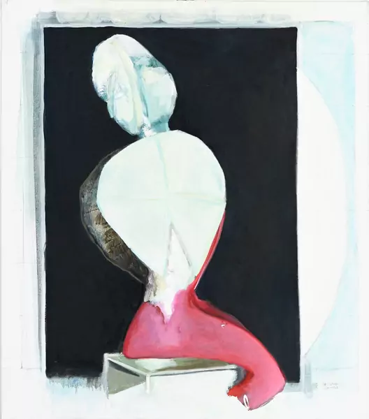 Valérie Favre — "Self portrait after De Chirico Becoming Undone", 2017-2018