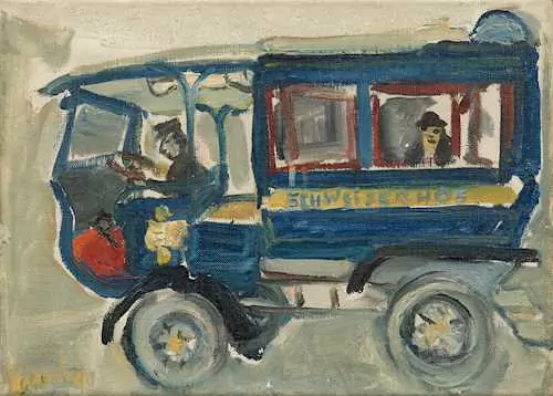 VARLIN (WILLY GUGGENHEIM) — Omnibus of the Hotel Schweizerhof in Lucerne. 1953. — Koller Auktionen