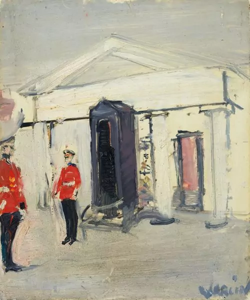 VARLIN (WILLY GUGGENHEIM) — Entrance to barracks in London. 1955. — Koller Auktionen
