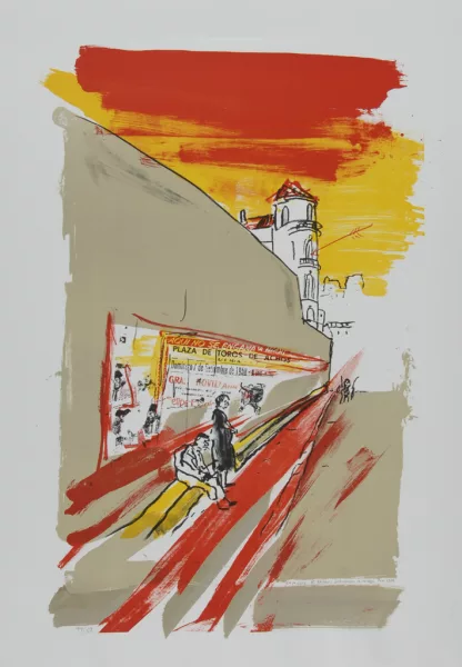 Varlin — Lapissos Bi Kessos Geburtshaus in Malaga, 1958