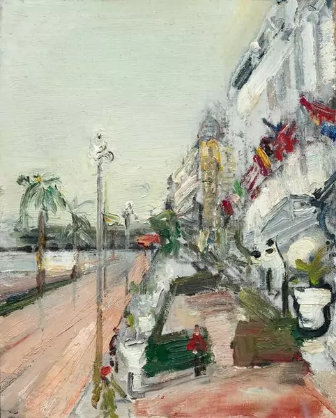 VARLIN (WILLY GUGGENHEIM) — The 'Promenade des Anglais' in Nice. 1938. — Koller Auktionen