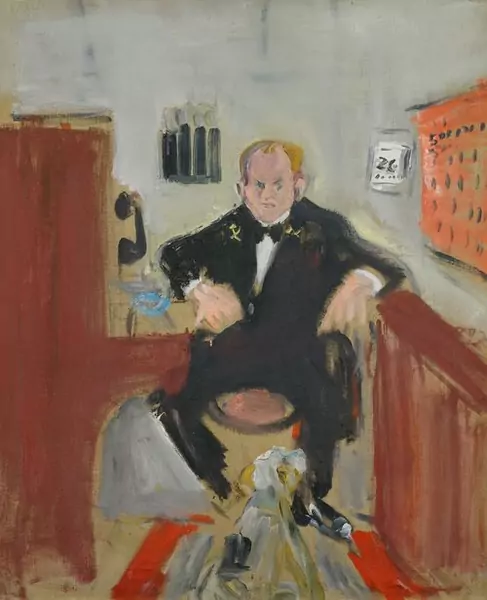 VARLIN (WILLY GUGGENHEIM) — Concierge of the Salinenhotel in Rheinfelden. 1952. — Koller Auktionen