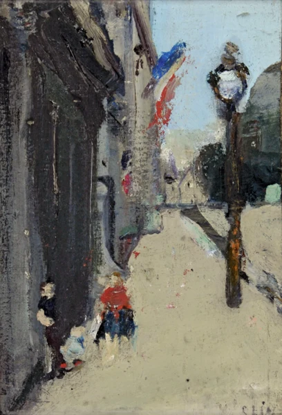 Varlin — Strasse in Paris, 1957