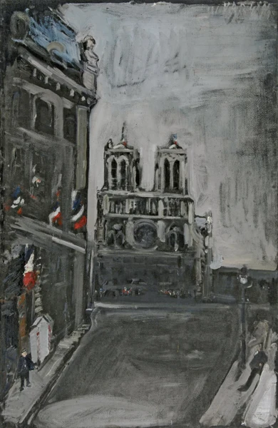 Varlin — Notre-Dame in Paris, 1954