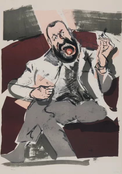 Varlin — Portrait Ernst Scheidegger