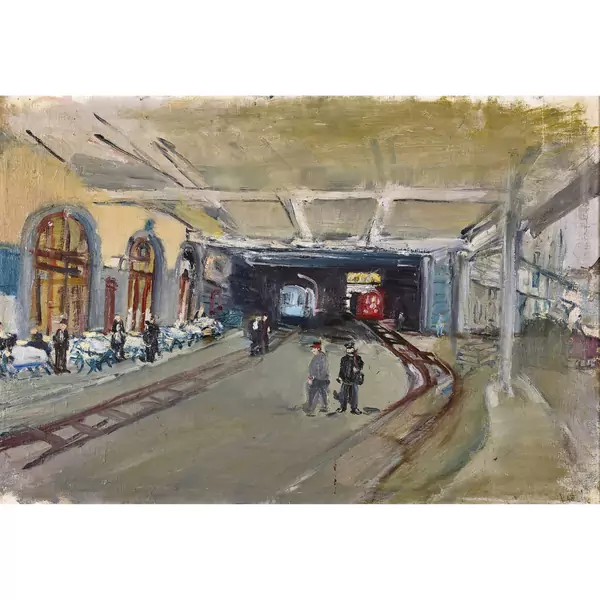 "Bahnhof in Montreux"