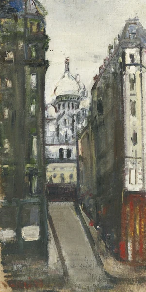 Varlin — BLICK AUF SACRÉ COEUR, MONTMARTREVIEW ONTO SACRÉ COEUR, MONTMARTRE