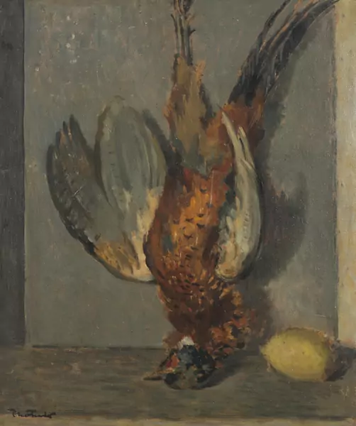 Vassily PHOTIADES (1903-1975), 'Nature morte au faisan', huile — DognyAuction
