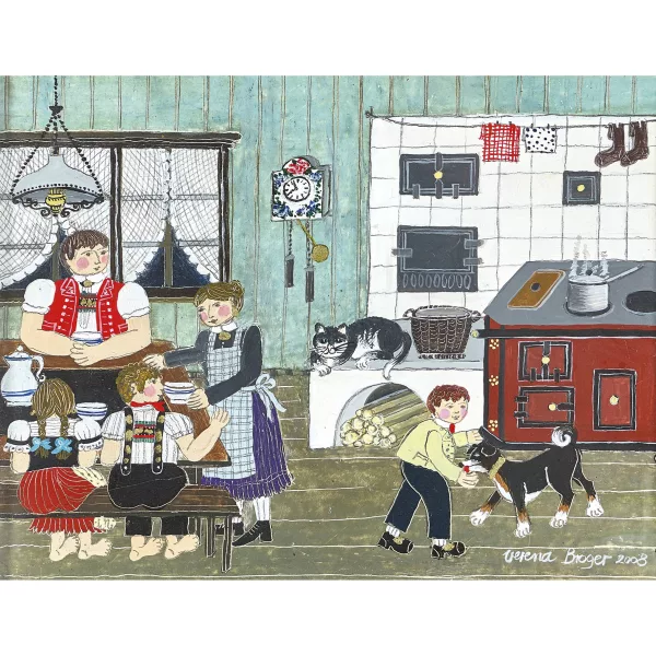 Verena Broger — Appenzeller Familie in der Küche.