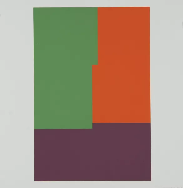 Verena Loewensberg — 2 Blätter: Ohne Titel, 1968; Ohne Titel, 1981