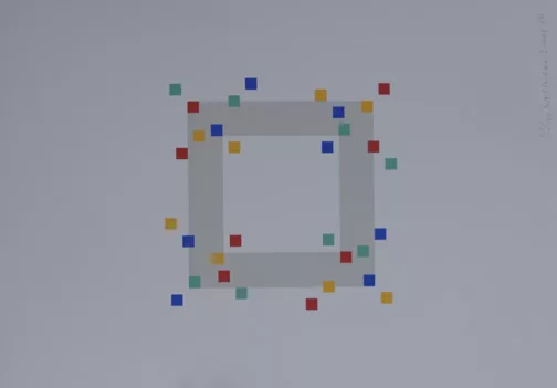 Verena Loewensberg — Portfolio. Vier variationen um ein quadrat, 1980