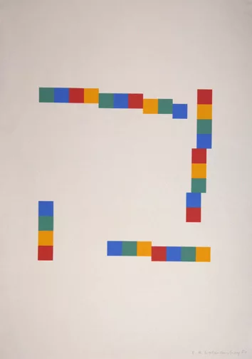 Verena Loewensberg — 3 Blätter: Ohne Titel; Ohne Titel, 1969; 1981