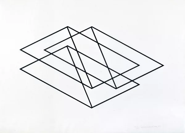 Verena Loewensberg — 2 Blätter: Ohne Titel, 1982