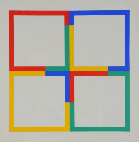 Verena Loewensberg — 3 Blätter: Ohne Titel, 1971; 1975; 1976