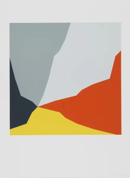 Verena Loewensberg — 2 Blätter: Ohne Titel, 1970; Ohne Titel, 1971