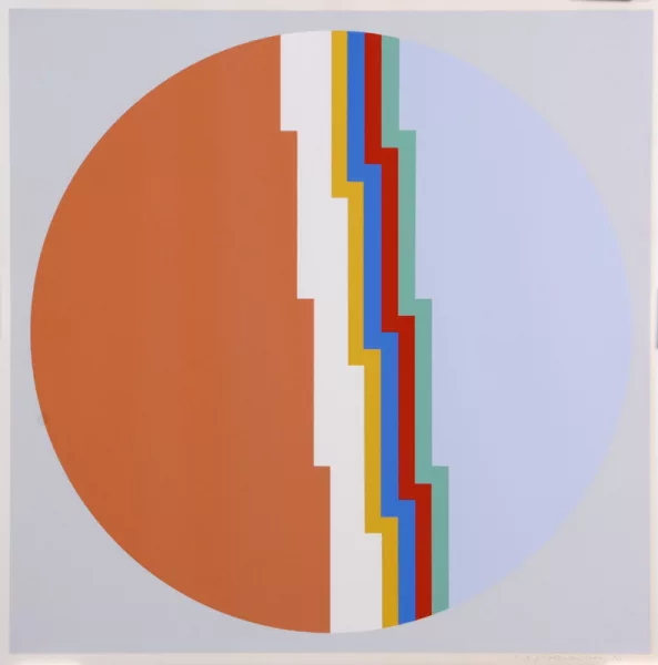 Verena Loewensberg — 2 Blätter: Ohne Titel, 1974; Ohne Titel