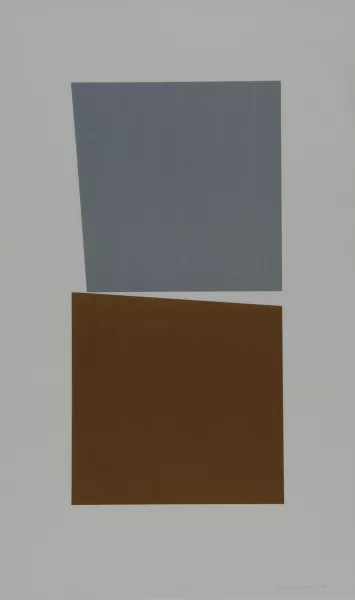 Verena Loewensberg — 3 Blätter: Ohne Titel, 1959; Ohne Titel, 1968; Ohne Titel, 1969